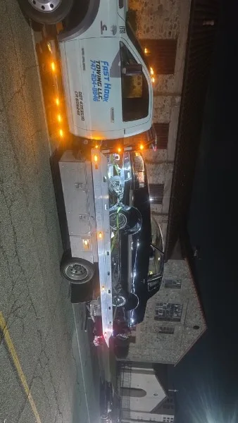 Fast Hook Towing flatbed night towing service — Inland Empire, CA